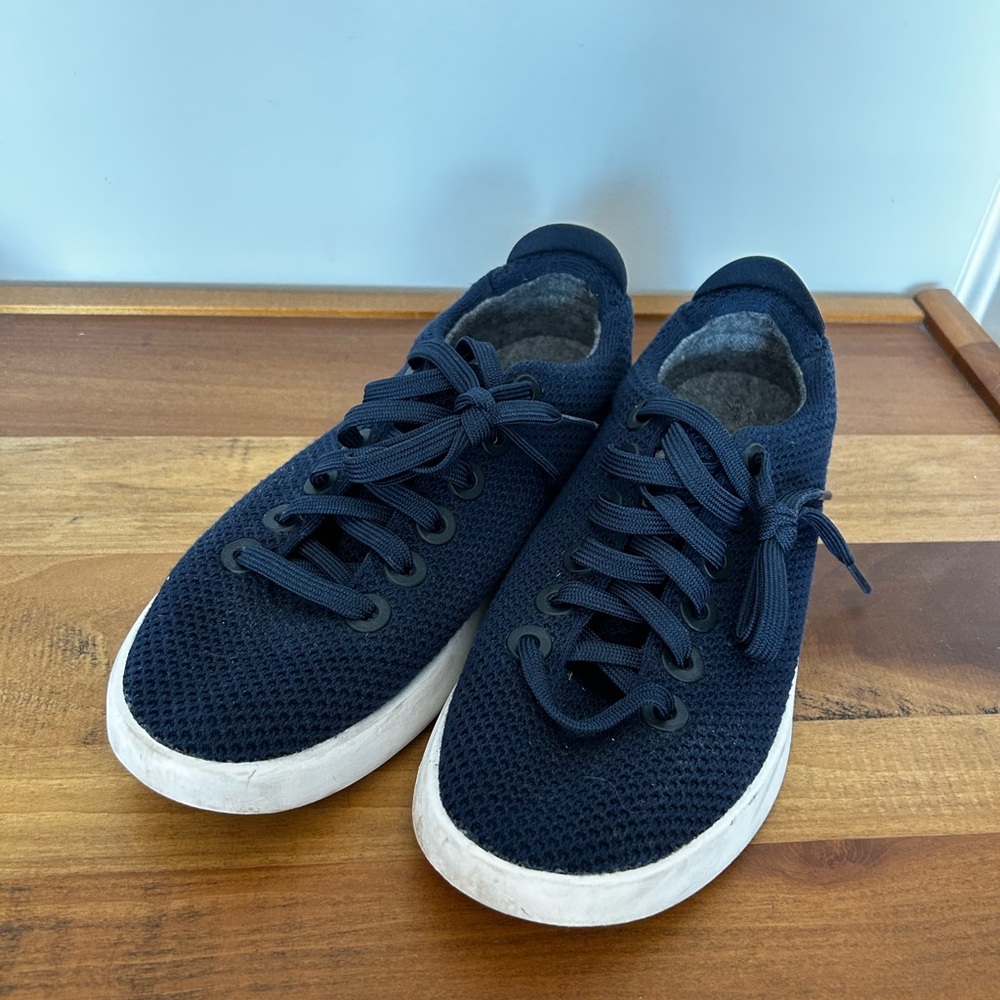 Allbirds Tree Pipers, Navy, size 9